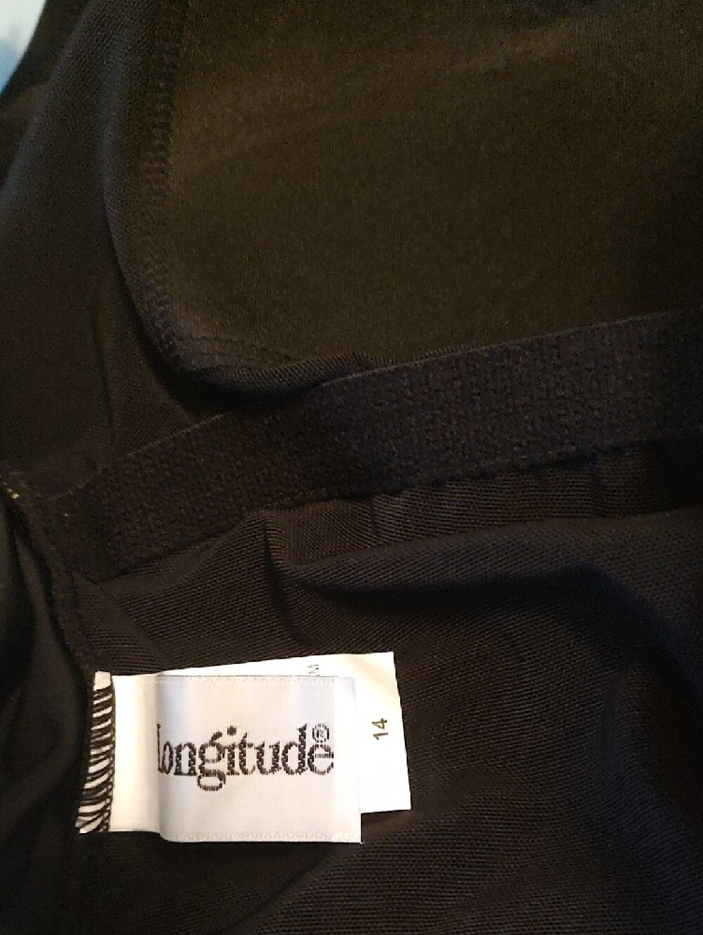 Longitude Black One-Piece Swimsuit with Gold Accents - Picture 7 of 10